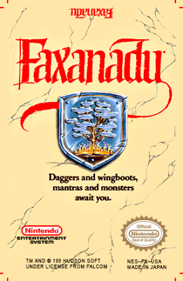 Faxanadu cover art