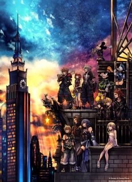 Kingdom Hearts III cover art