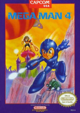 Mega Man 4 cover art