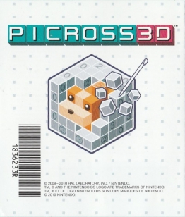 Picross 3D cover art