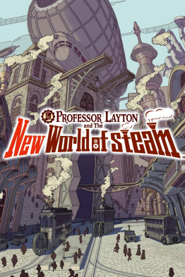 Professor Layton and The New World of Steam cover art