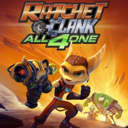 Ratchet & Clank: All 4 One cover art