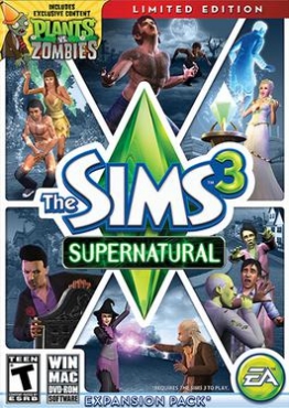 The Sims 3: Supernatural cover art