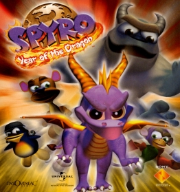 Spyro: Year of the Dragon cover art