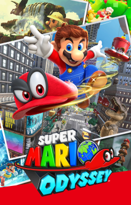 Super Mario Odyssey cover art