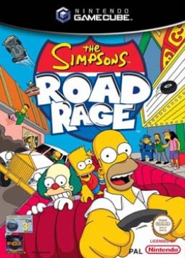 The Simpsons: Road Rage cover art