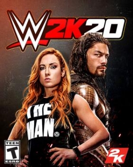 WWE 2K20 cover art